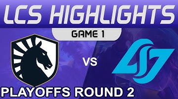 TL vs CLG Highlights Game 1 Playoffs Round 2 LCS Summer 2022 Team Liquid vs Conter Logic Gaming