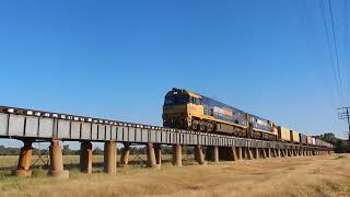 Junee Trains NR42 & NR121with 4MS4