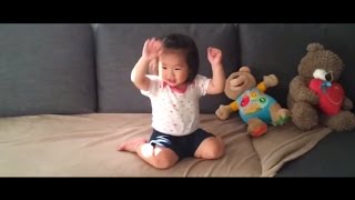 Baby Girl Gets Excited Listening To Rihanna 45 Sec. Song