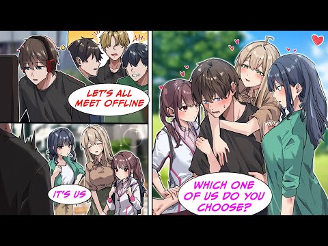 Manga Dub من برای ملاقات با دوستان آنلاینم رفتم و انتظار داشتم که تعداد زیادی از بچه ها وجود داشته باشند اما RomCom 