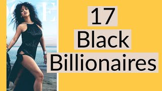 ALL of the Black Billionaires in the World!