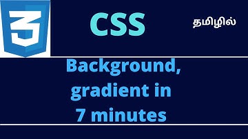 CSS background | Tamil