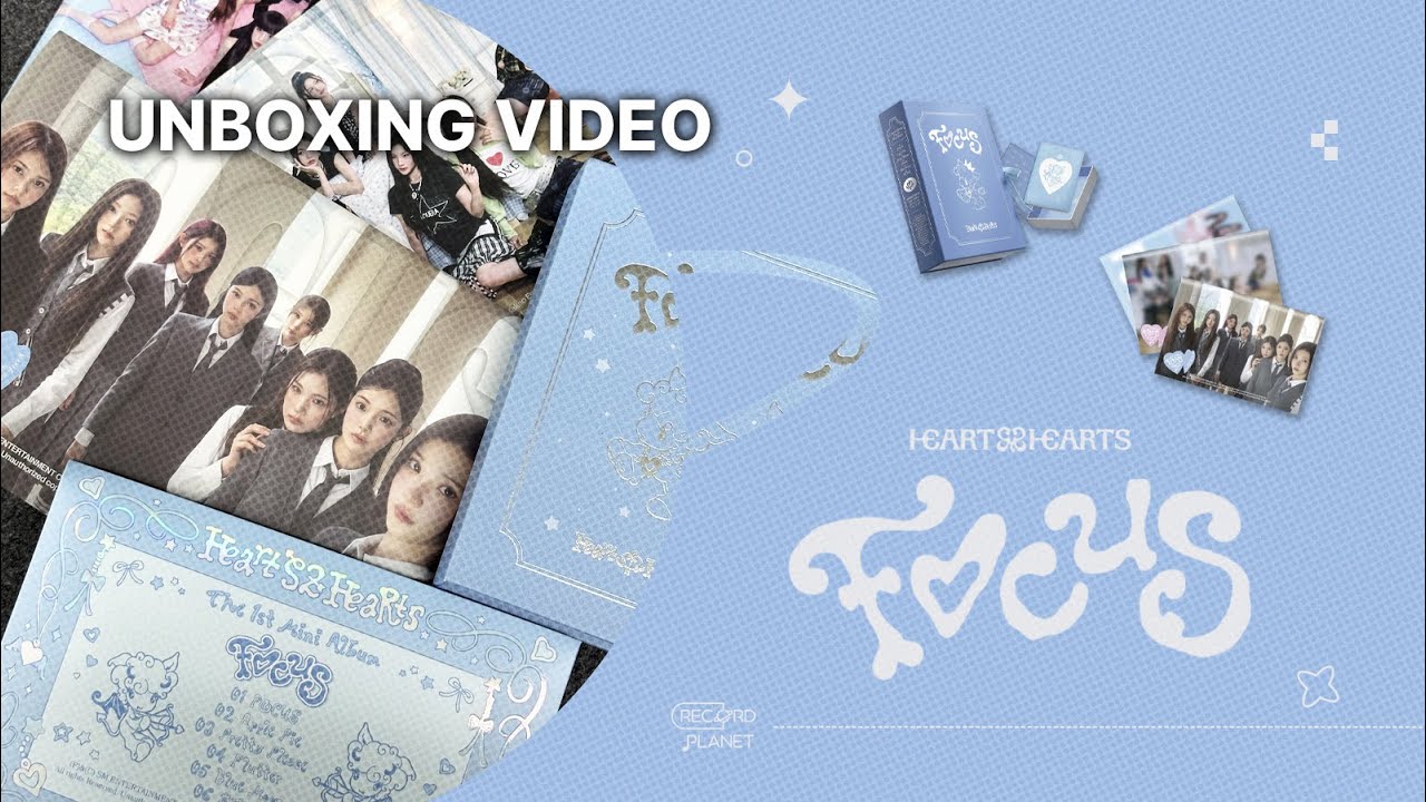 HEARTS2HEARTS [ FOCUS ] UNBOXING｜하츠투하츠 앨범깡 #HEARTS2HEARTS #하투하 #FOCUS