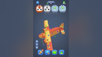 Screw Sort Puzzle 3D Level 114 ((#Classic aircraft)