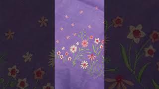 "Cotton slub dress material with embroidery design" screenshot 4