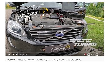 VOLVO XC60 2.0L 16V D4 133kw/178Hp ChipTuning Stage 1 ECOtuning ECU DENSO