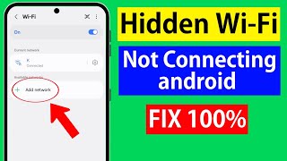 Hidden WiFi Not Connecting Android | Mobile Me Hidden WiFi Connect Nahi Ho Raha Hai screenshot 3