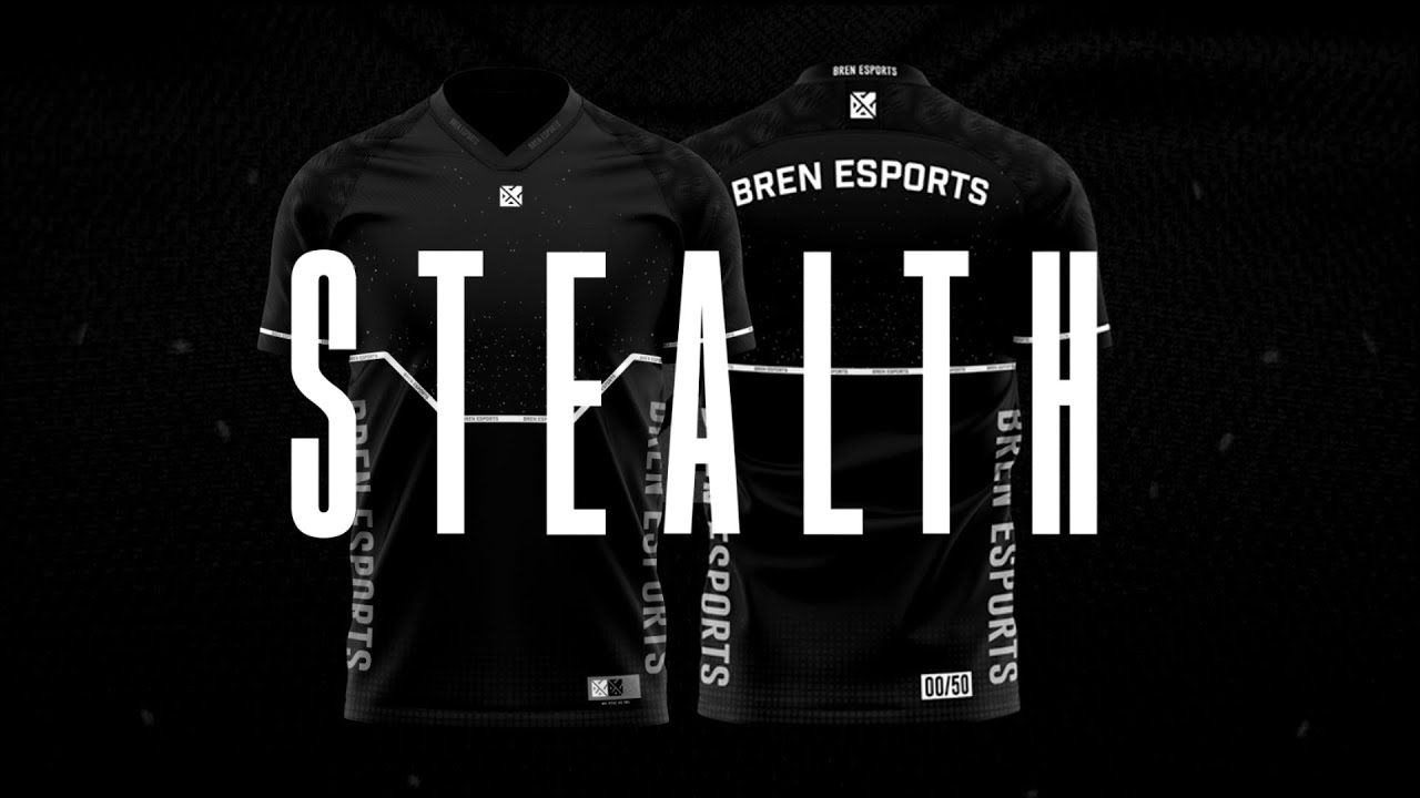 LIMITED EDITION OFFICIAL MERCH: 2022 STEALTH JERSEY | Bren Esports