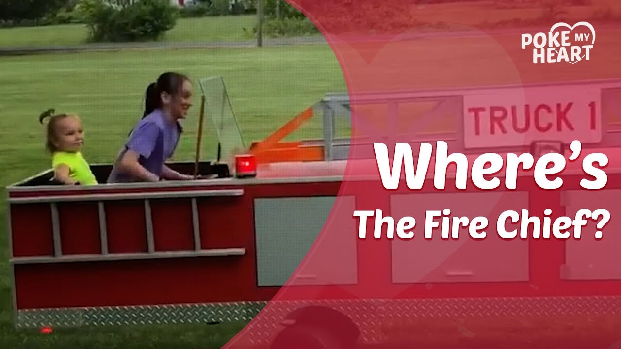 sweet potato Fireman Builds Firetruck For Granddaughters