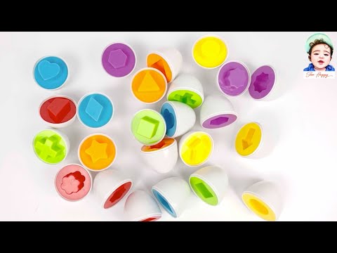 Learn Shapes & Colors Activity | Surprise Eggs | Educational Videos for Toddlers