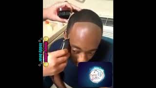 😂funny😊vines😂(teddy bear) Hairline Went South For The Winter: Even The Barber Clowning Him lmao!!