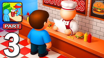Burger Please - Gameplay Walkthrough Part 3 - Burger Ready Stack Restaurant (Android, iOS)
