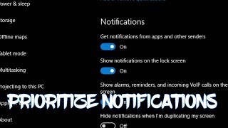 prioritize notifications in windows 10 action center!