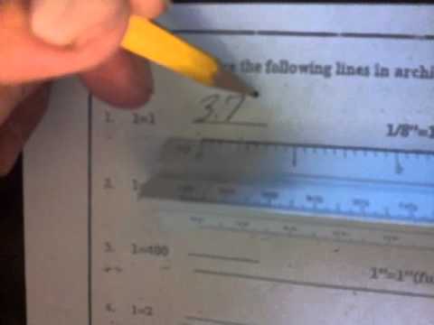 How to use a Scale Ruler on our Worksheet | Doovi