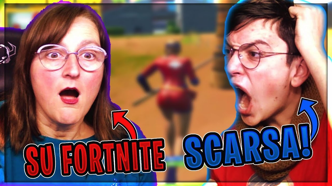 MIA MAMMA gioca a FORTNITE per LA PRIMA VOLTA...MA POI...*finito male ...