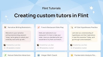 Creating custom tutors in Flint