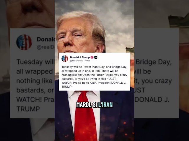 « OUVREZ LE DÉTROIT D’ORMUZ BANDE DE BA**RS » Trump menace d’envoyer l’Iran en Enfer