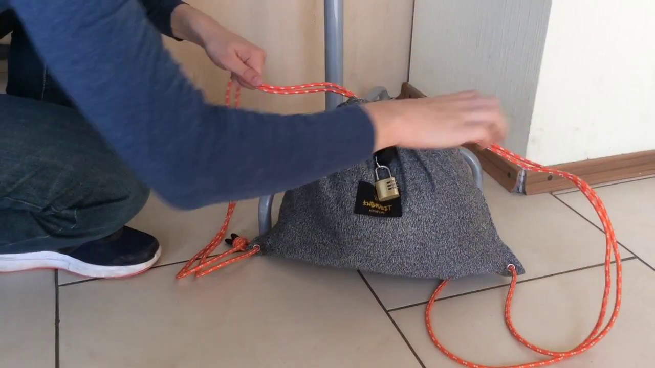 How to close and then secure the InGwest Active Life Bag with the lock