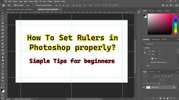 How to set Ruler properly in photoshop||Artifex Visual Studio|New guide in photoshop|set guide in ps