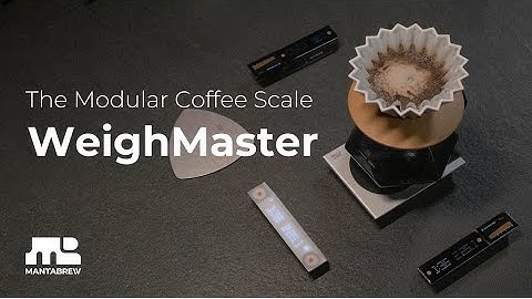 Now on Kickstarter: WeighMaster: The Multi-Display Modular Coffee Scale