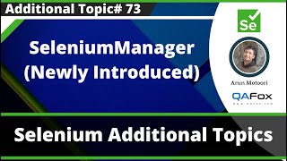 Celebrity SeleniumManager introduced in 4.6.0 (Replacing WebDriverManager) Net Worth