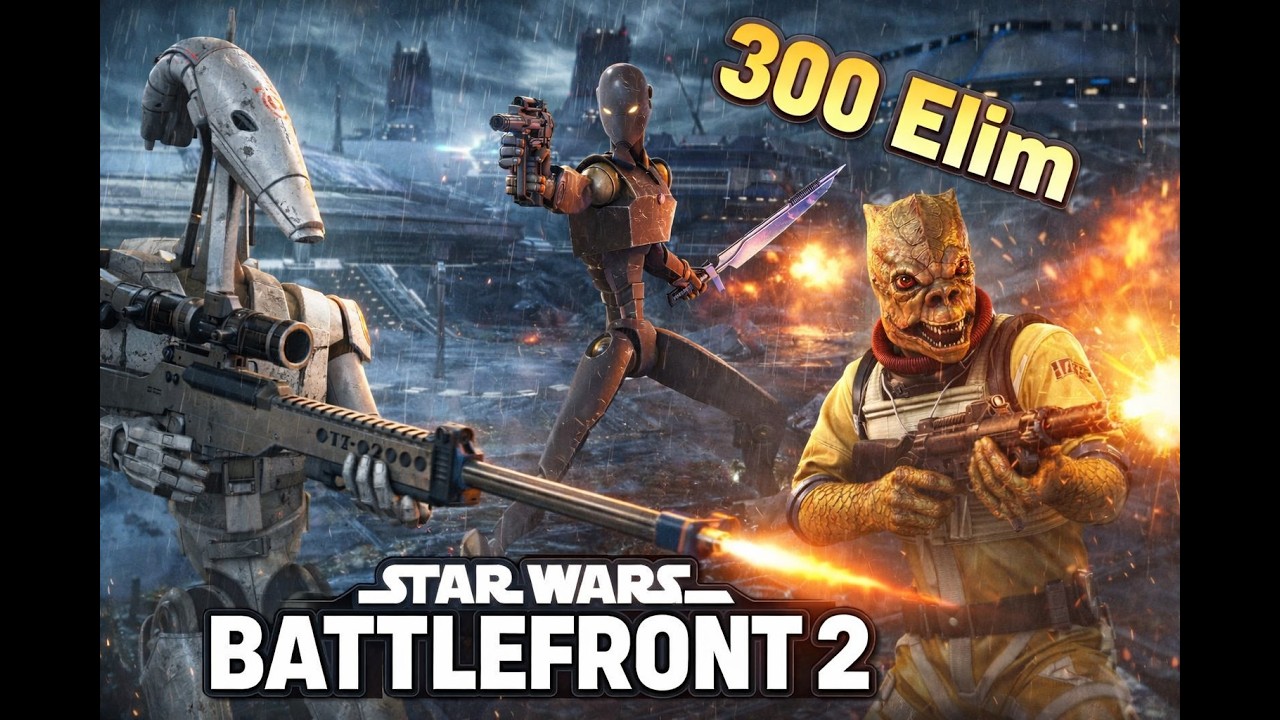 300 Elimination Star Wars Battlefront 2 Gameplay
