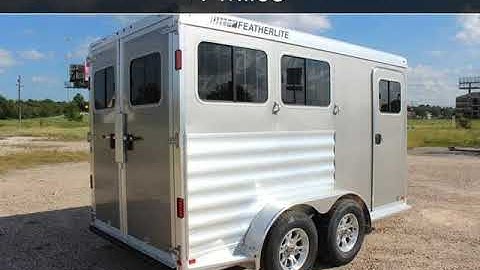 2020 FEATHERLITE 7441 - 2 HORSE  New Rvs - CONROE,TX - 2019-10-14