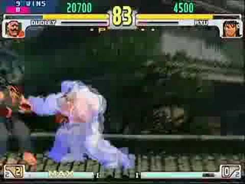 SFIII: 3rd Strike - Dudley [Fujiwara] vs Ryu [??]
