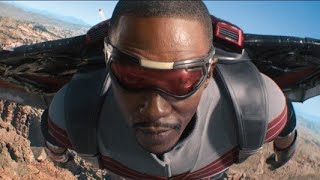 Falcon vs Helicopters   Canyon Battle Scene | Falcon and the Winter Soldier | 1x01 | Disney+