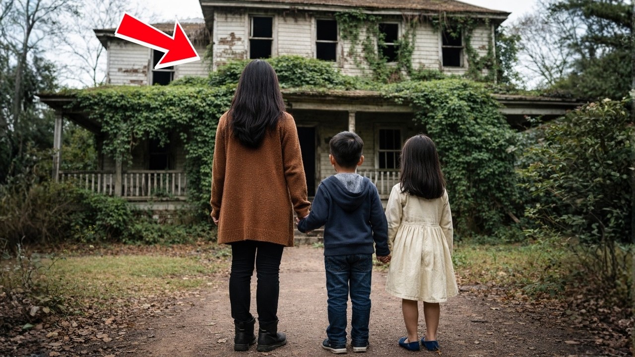 Sau Ly Hôn, Cô Dẫn Hai Con Về Nhà Gỗ Cũ Nát – Bí Mật Sau Bức Tường Khiến Mọi Người Sốc