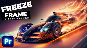How To FREEZE Frame In Premiere Pro 2023