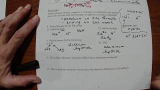 CHEM100: Naming Ionic Compounds - Part 3 - Hydrides