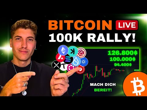 🔴 BITCOIN LIVE: WANN KNACKEN WIR DIE 100K?!
