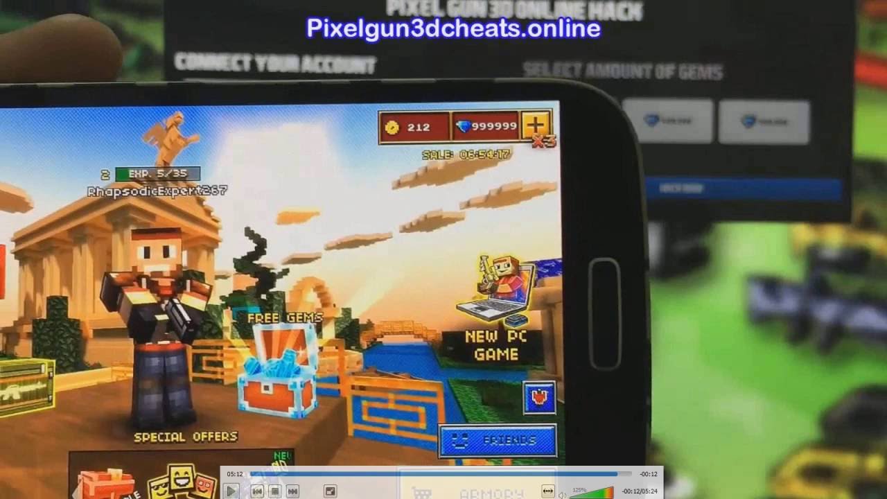 Pixel Gun 3D Hack Android & IOS 2016