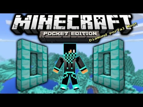 Diamond Portal Mod - Minecraft Pocket Edition - Mod Showcase [0.11.0]