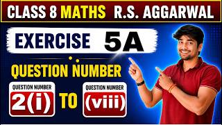 RS Aggarwal Class 8 Maths Exercise 5A Question 2 | Chapter 5 Quadrilaterals | 2026-27