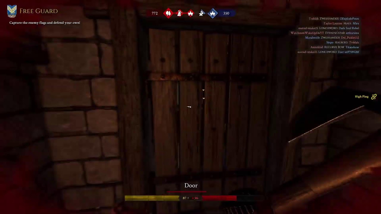 Mordhau Ps5 player playing pc players HARDCORE difficulty