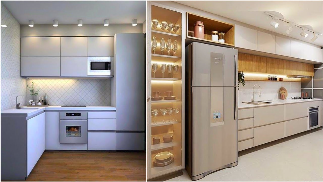 100 Small Modular Kitchen Design 2024 Modern Kitchen Cabinet Colours| Home Interior Design Ideas