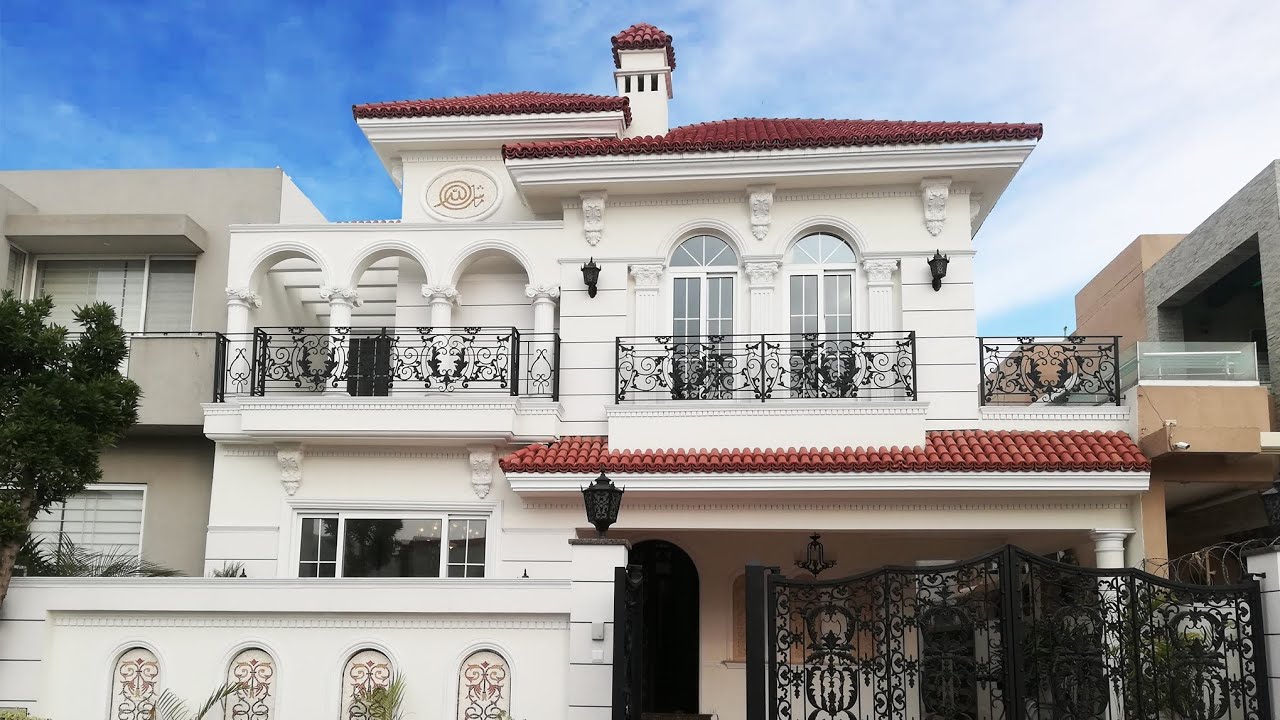 In Low Budget 10 Marla Very Beautiful Spanish House With 6 Beds In Valencia Town Lahore YouTube