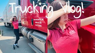 Trucking Vlog! New uniforms &amp; unloading