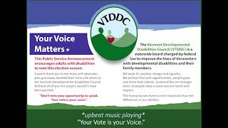 Public Service Announcement: Your Voice (Vote) Matters