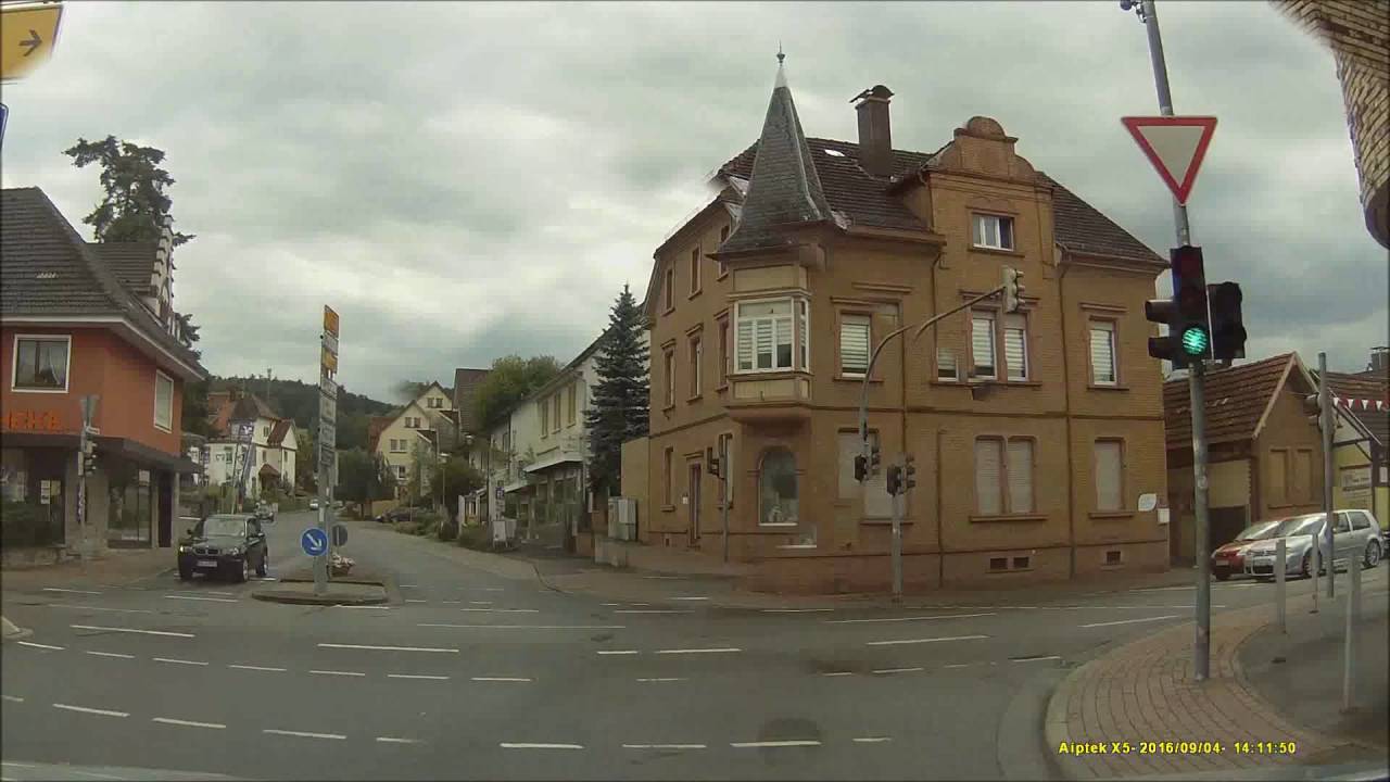 Ortsdurchfahrt im Odenwald/ERB: Reichelsheim (Nord rein, Süd raus)