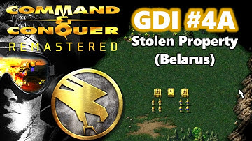 A Noob Playing C&C Remastered | GDi Mission 4A - Stolen Property (Belarus) | Tips & Tricks [HARD]