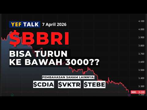 Analisa & Prediksi  saham $BBRI YEFTalk edisi 7 April 2026