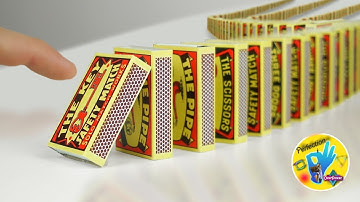 I Built The Largest MATCHBOX Domino