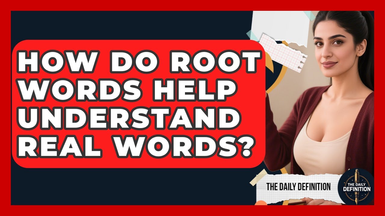 How Do Root Words Help Understand Real Words? - The Daily Definition