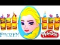 Huevo Sorpresa Gigante de Elsa Frozen en Español Plastilina Play-Doh - Juguetes de Frozen