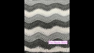 The Ripple Stitch by Candyfloss Crochet Co.