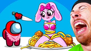 FUNNIEST SPRUNKI ANIMATIONS vs MINICREWMATES! (Among Us Funny Animations)