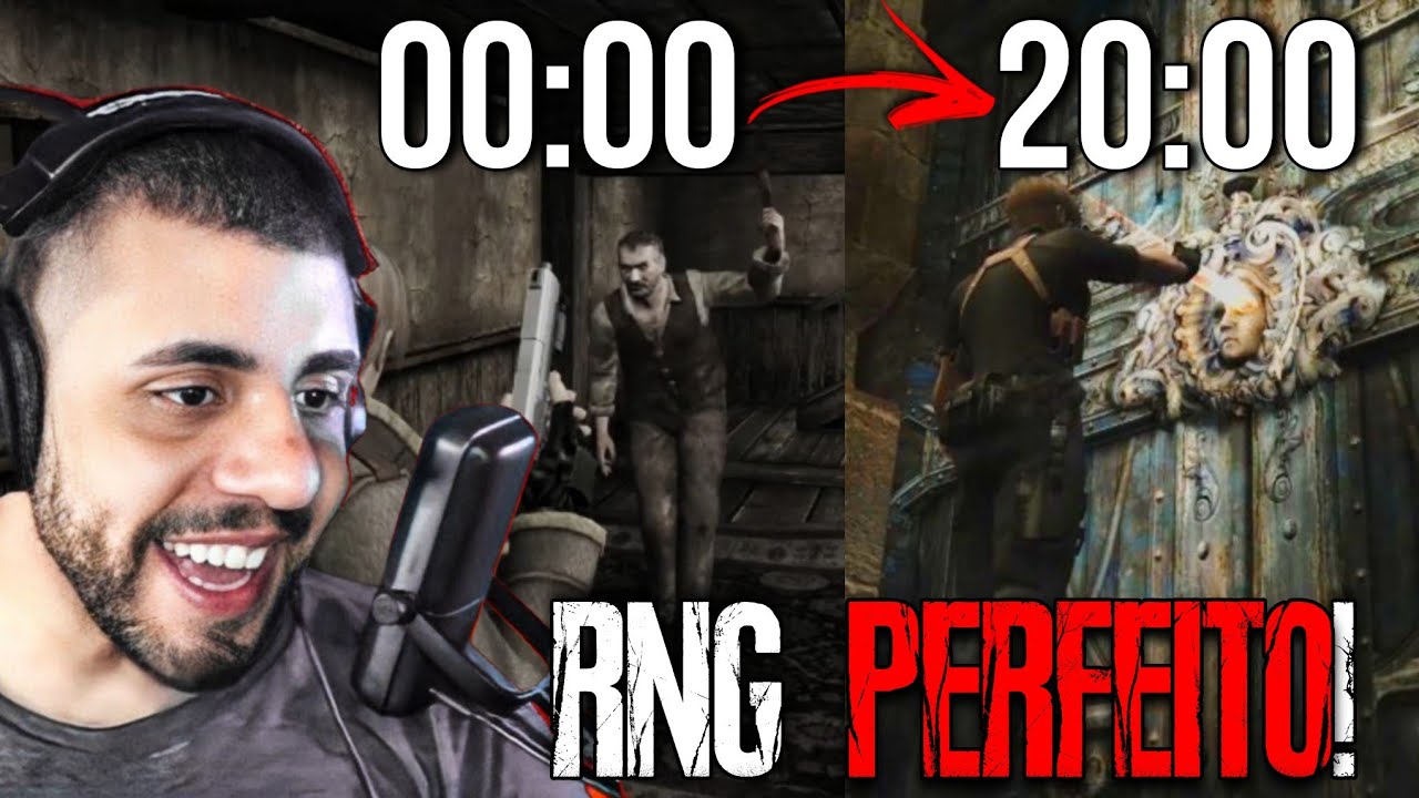 MasterReset REAGE ao VILAREJO em 20 MINUTOS no MELHOR RNG POSSÍVEL - Resident Evil 4